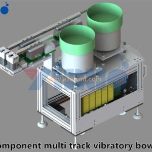 SMT component multi track vibratory bowl feeder