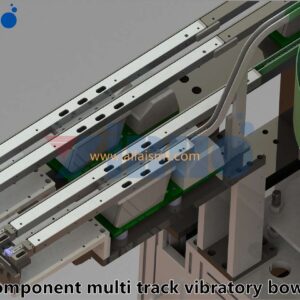 SMT component multi track vibratory bowl feeder