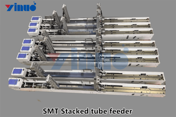 Y-STF08 SMT Stacked tube feeder -components such as#3#capacitor,safety capacitor, lC,Keys,triode,LED