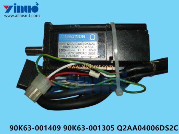 90K63-001409 90K63-001305 Q2AA04006DS2C AC SERVO MOTOR