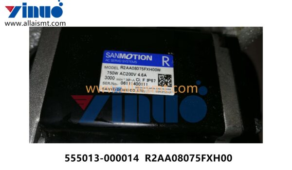 555013-000014 R2AA08075FXH00 SERVO MOTOR