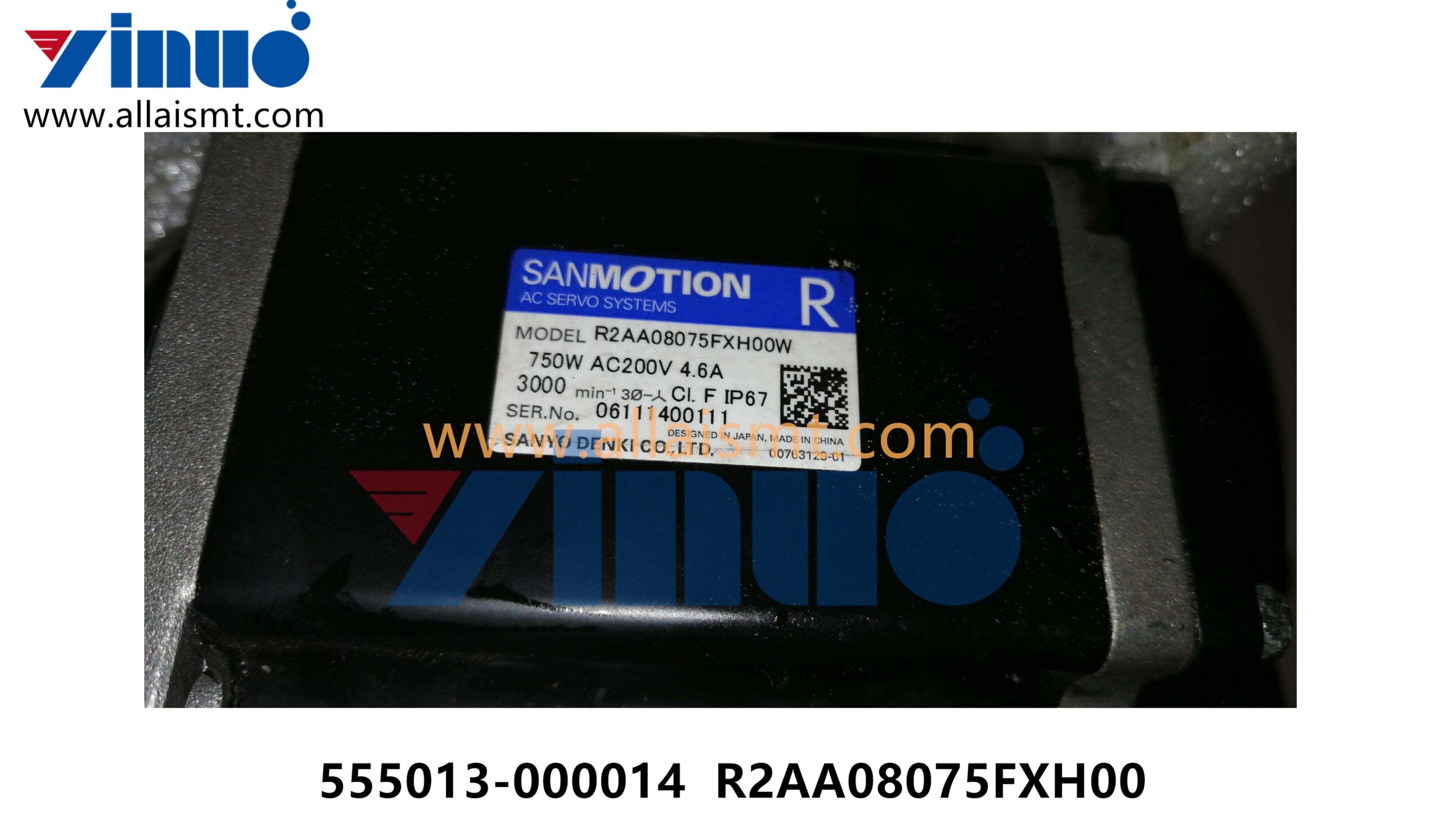 555013-000014 R2AA08075FXH00 SERVO MOTOR